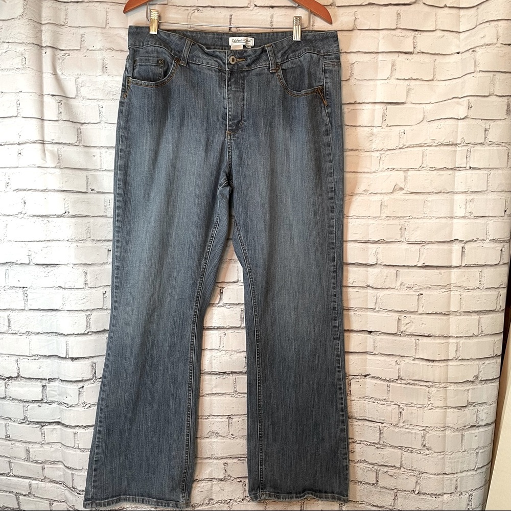 Coldwater Creek Straight Wide Bottom Denim Jeans